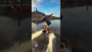 This Boy Amazing Way to Ice Eskating