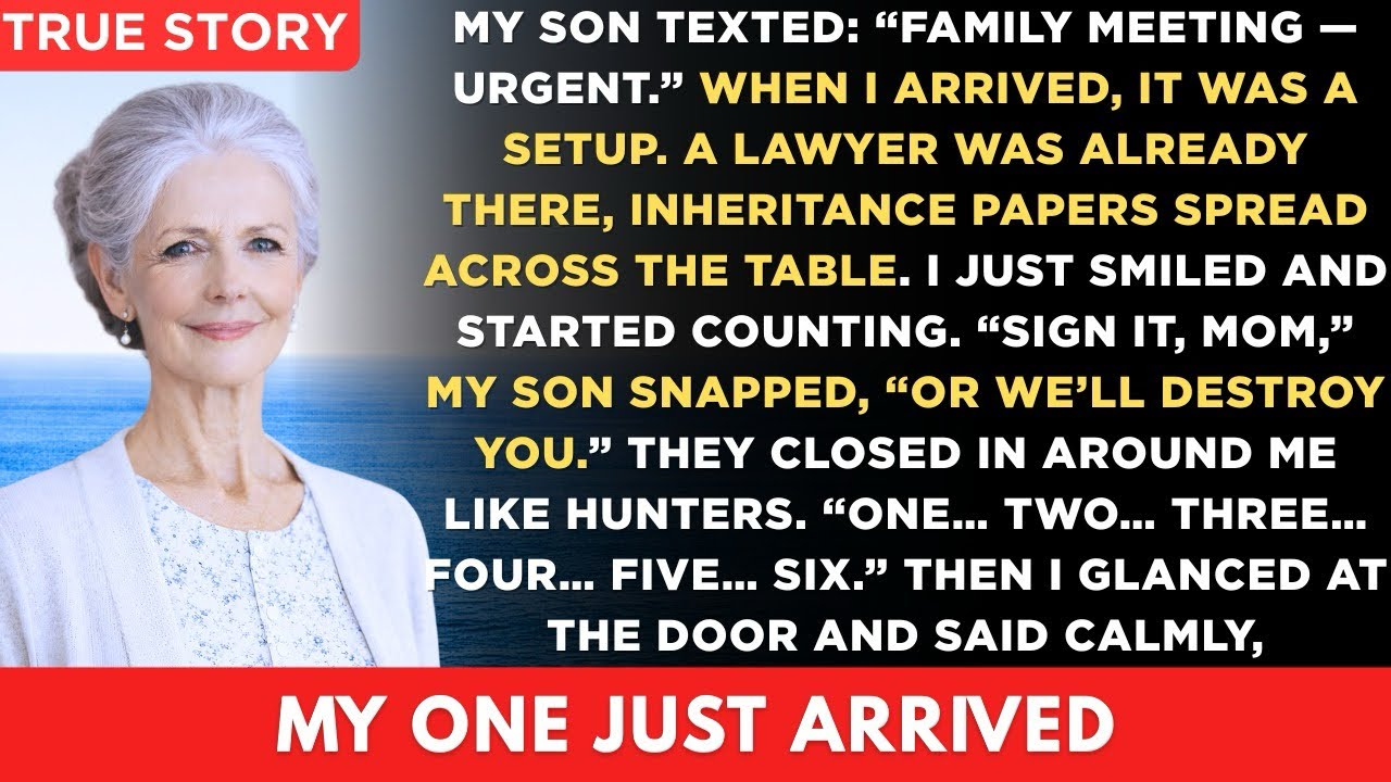 My Son Lured Me to a “Family Meeting”—A Lawyer Pushed Inheritance Papers.I Refused to Sign So They…