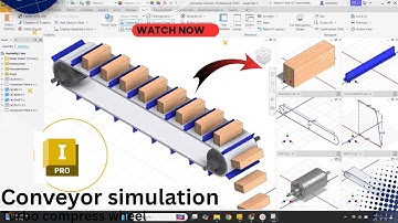 How to Model & Animate a Cleated Belt Conveyor in Autodesk Inventor 2025 | Full Assembly Tutorial