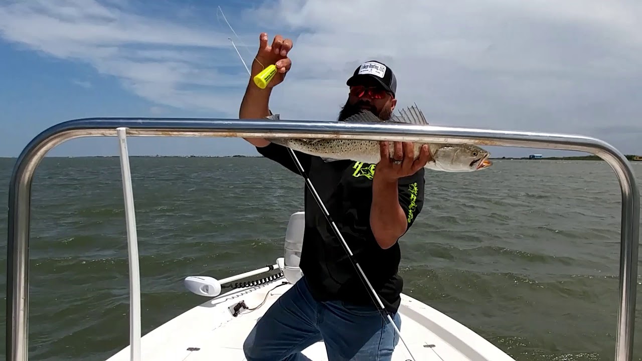 Lunch break fishing trip with Legend Popping Corks in windy conditions