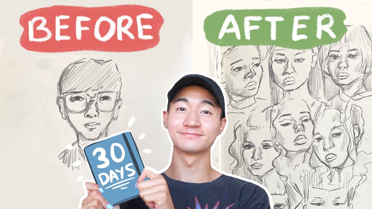 I DREW EVERYDAY FOR 30 DAYS and this is what I learned (art student ...