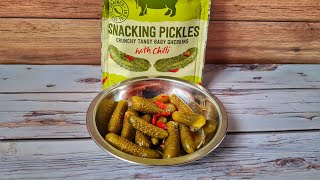 Snacking Pickles with Chilli from Serious Pig
