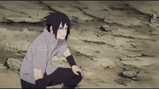 Naruto dodging the Amaterasu