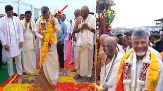 CM Chandrababu Visuals At Puri Jagannath Rath Yatra 2026 @ Amravati | QubeTV News