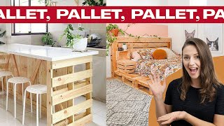 DÁ PRA USAR PALLET EM TUDO! 10 Melhores ideias pra você