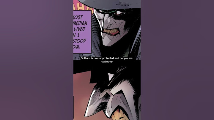 Joker Quits, When Batman is killed!