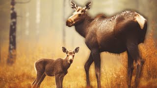 After Losing Her Baby Can This Moose Survive The Harsh Winter? | In the Land of the Moose