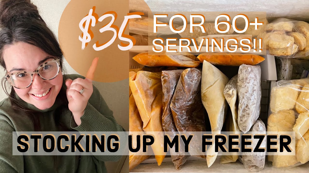EXTREME GROCERY BUDGET COOKING— Stock up freezer meals | Frugal Meal