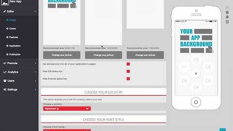 5 - App Creator  How to Change Your App’s Design