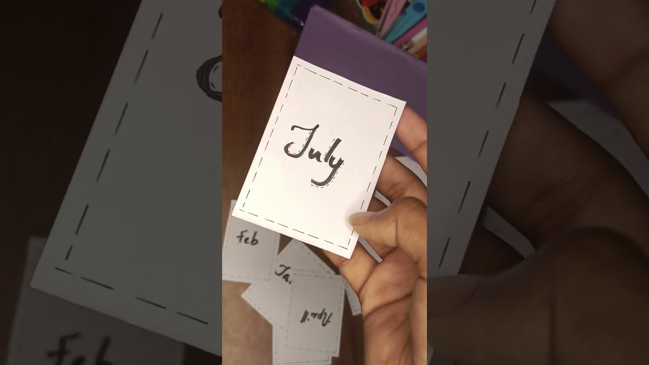 Happy NEW year ✨| Easy DIY calendar 2023 !!! 🗓️ | Thescoz IN d Zone