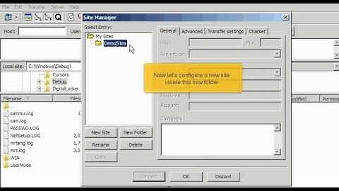 FTP - Configuring your website in FileZilla