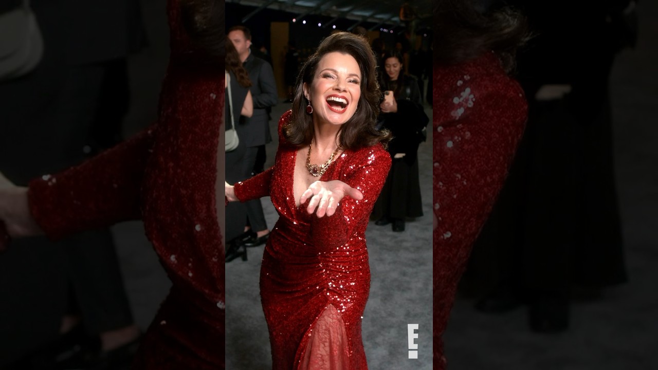 Fran Drescher Stuns in Shorts at SAG Awards Glambot