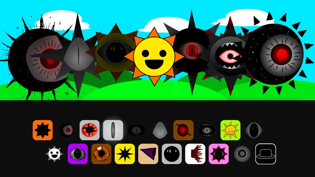 Sprunki but all mr sun's mod normal