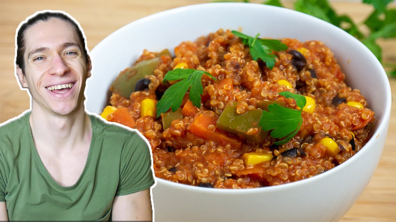RECETTE QUINOA : One Pot Quinoa à la Mexicaine (sain, trop bon et super facile) 🍅