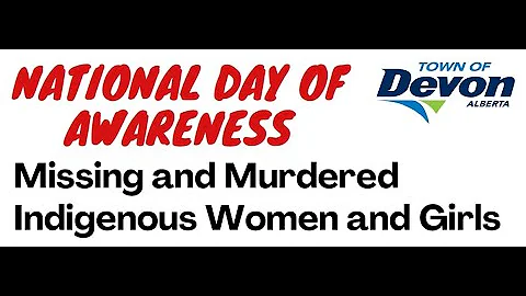 Missing and Murdered Indigenous Women & Girls Day ...