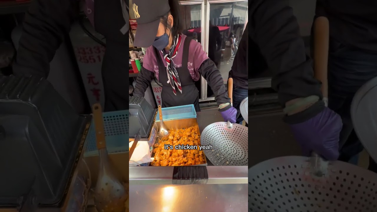 Куриный попкорн за 1,50 доллара в Тайване 🍿