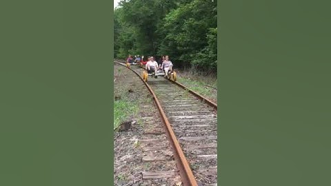Rail biking in the Adirondacks