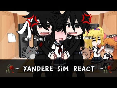 `- yandere sim react a tiktok -♡🥀..