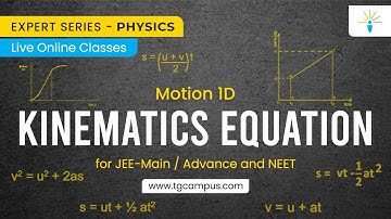 Introduction to Kinematics Graph | Motion 1D | JEE | NEET | Physics - TG Campus