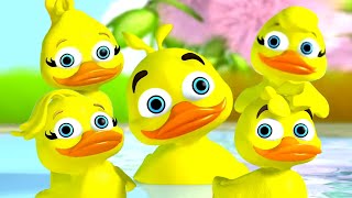 Five Little Ducks, Numbers Song and Cartoon Videos for Kids