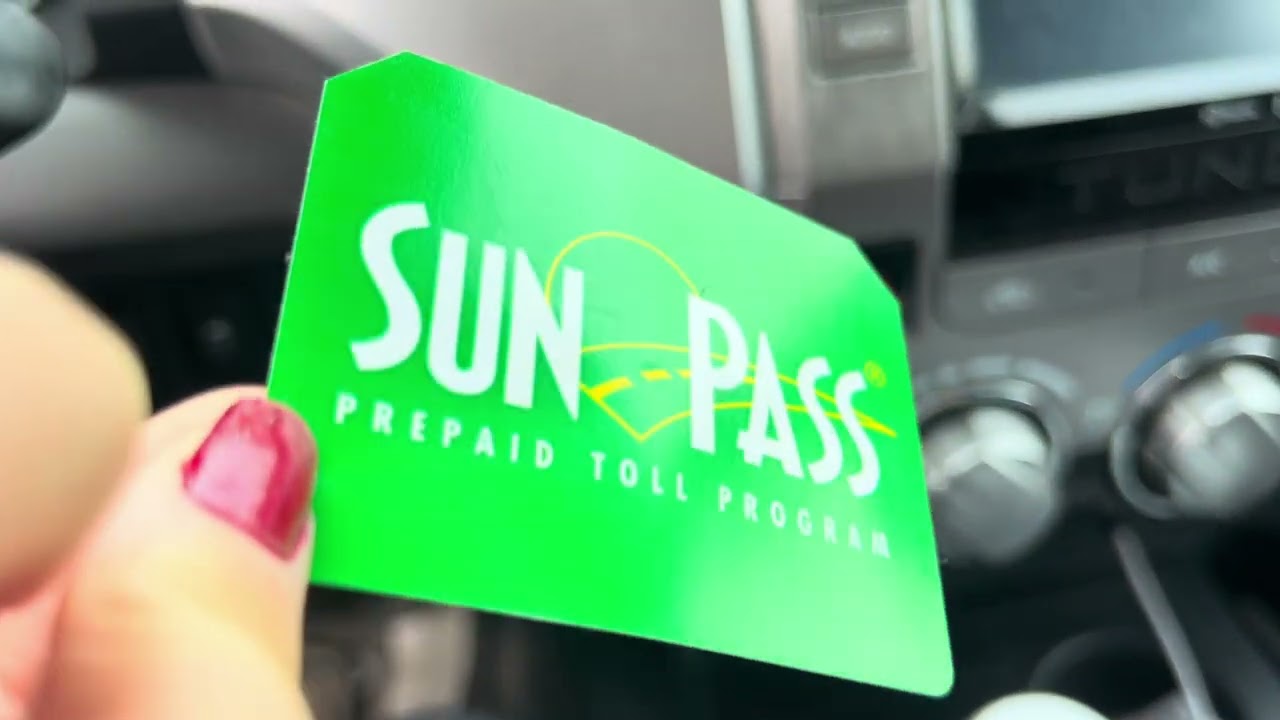 How I install my Sun Pass Mini sticker on my car windshield