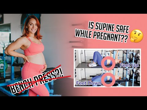 Can you BENCH while PREGNANT? 🤔 Supine Position during pregnancy🤰