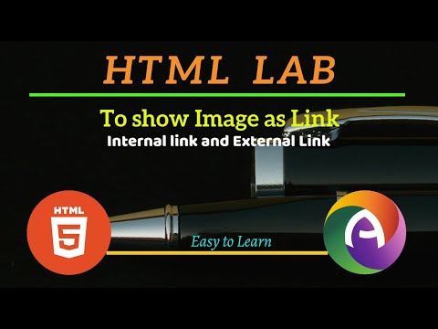 HTML Code for Design a web page to show image as link  internal link and External Link Hyper link