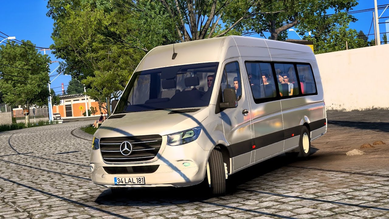 Mercedes Benz Sprinter 2019  | ETS2 1.54 Bus mods