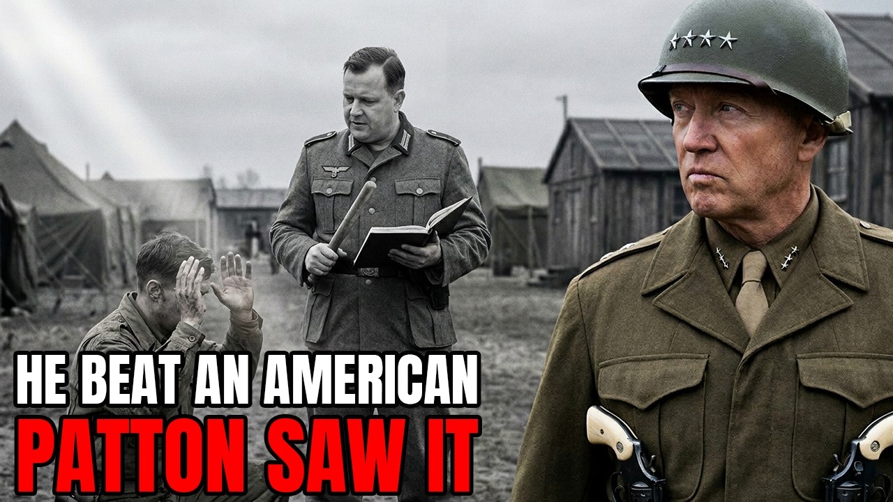 What Patton Did When a German Guard Beat an American POW in Front of Him