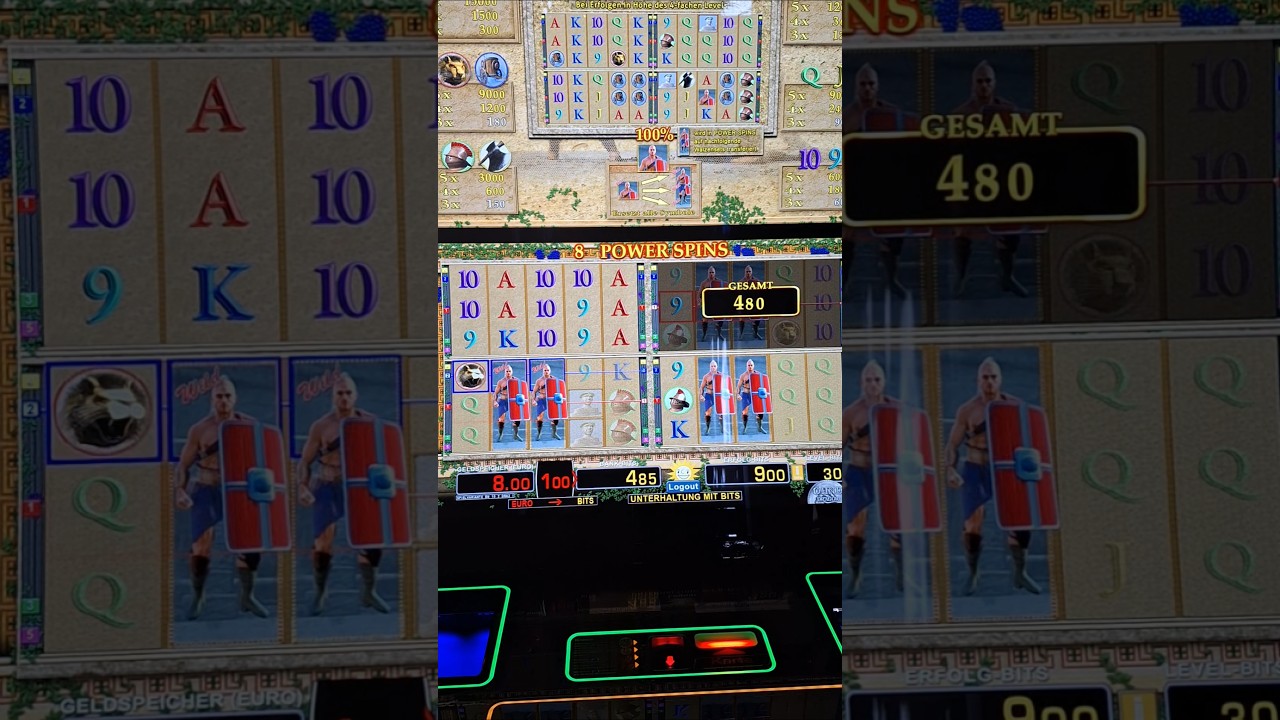 VOLLE ACTION! Gladiator Powerspins 