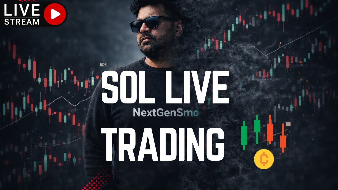 🔴 LIVE Trading | BTC • SOL • GOLD | Smart Money Analysis (US Session)