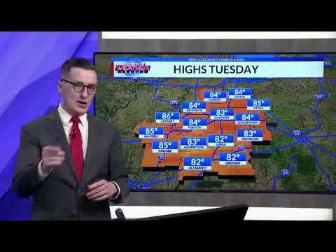 Warm Windy Before Heavy Rain And Storms Arrive Sunday Night Live With Jacob 