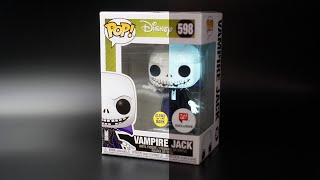 Funko Pop Disney Vampire Jack ~ GLOWS IN DARK WalGreens Exclus 598 ~ 2020 NEW 