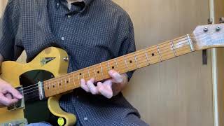 Guitar practice - Allen Hinds Falling Up guitar solo Bar.116