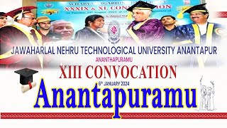 LIVE🔴 JNTUA XIII Convocation Anantapuramu YSRTV