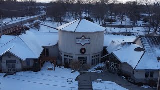 Mountain Town Station. Mt. Pleasant, MI  Dinner With My Parents. Drone and inside views. 12-30-2021