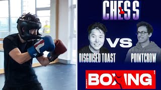 GamePOW - Toast won by checkmate against r Pointcrow Chessboxing  Match is an event by streamer Ludwig where the competitors will compete in  a boxing match as well as a chess match.