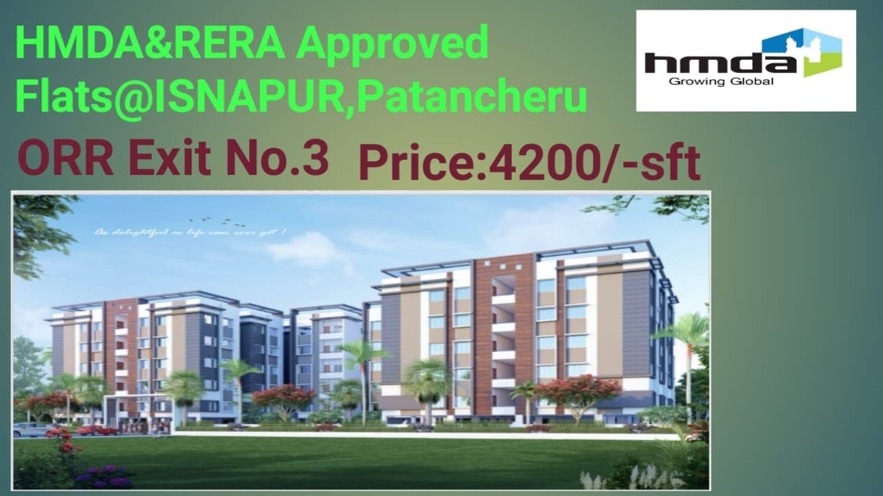 hmda-rera-approved-flats-for-sale-at-isnpaur-patancheru-youtube