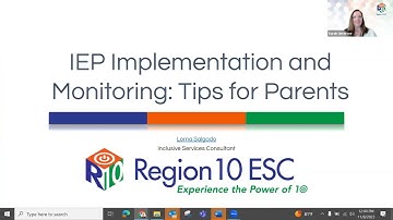 IEP Implementation & Monitoring Tips for Families