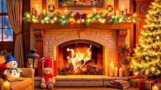 Cozy Christmas Fireplace Music ☃️🎄 Relaxing Christmas Background Music 🎁🧸 Christmas Ambience Music screenshot 3