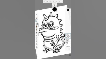 drawing monster | Autodesk Sketchbook