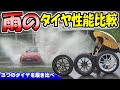 【トヨタ 86】タイヤどれ選ぶ？｜雨の中のウエット性能比較が凄かった