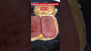 Rating Ultimate Cheese Spam Sandwich 🥪 #shorts #food #sandwich #spam