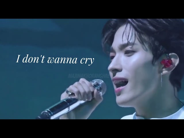 DON'T WANNA CRY  - SEVENTEEN [LIVE VOCALS] class=