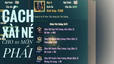 THUỘC TÍNH NÉ TRÁNH : PHÁI NÀO NÊN DÙNG SẼ TỐI ƯU NHẤT TRONG VÕ LÂM TRUYỀN KỲ 1 MOBILE