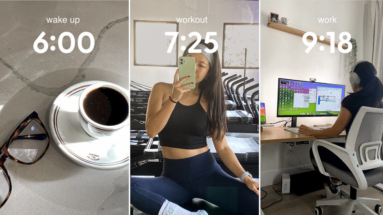 a *VERY* real 6 am morning routine | ux designer, wfh, healthy ...