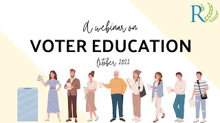 Webinar: Voter Education
