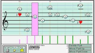 Mario Paint - Legend Of Zelda Fairys Theme / Menu Select
