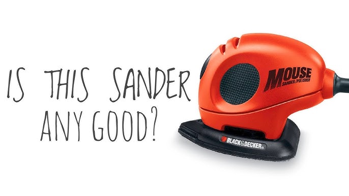 Black + Decker KA2500K-GB 120W Next Generation Mouse Sander with Ki