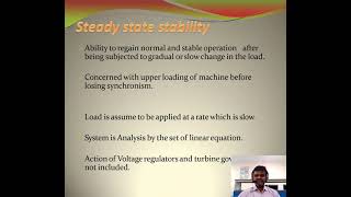POWER SYSTEM STABILITY  |EEE| MREC(A)